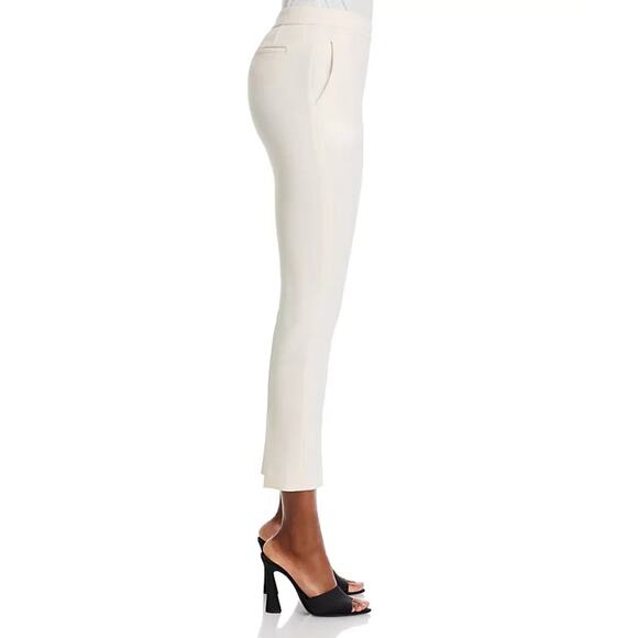 Rosetta Getty Cropped Skinny Pants, Ivory, Size 14 0238 - Picture 4 of 8